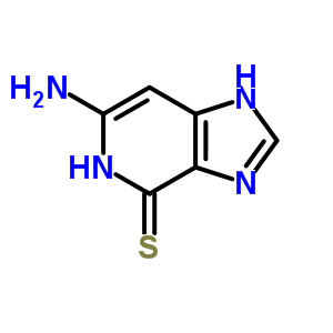 6-硫代-3-脫氮鳥嘌呤結(jié)構(gòu)式_52605-85-3結(jié)構(gòu)式