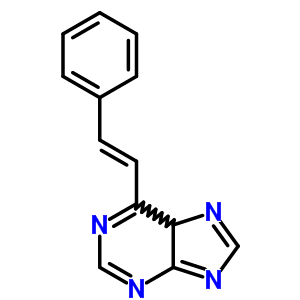 9H-purine,6-(2-phenylethenyl)-Structure,52605-93-3Structure 9H-purine,6-(2-phenylethenyl)- Structure,52605-93-3Structure