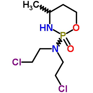 4-甲基環(huán)磷酰胺結(jié)構(gòu)式_52663-82-8結(jié)構(gòu)式