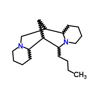 17-丁基金雀花堿結構式_52670-57-2結構式