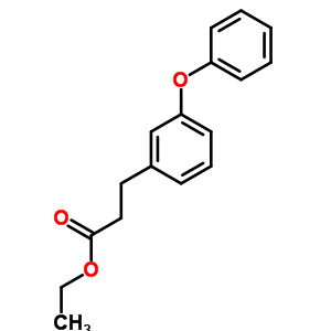 3-(3-苯氧基-苯基)-丙酸乙酯結(jié)構(gòu)式_52888-69-4結(jié)構(gòu)式
