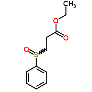 3-(苯基亞磺?；?-丙酸乙酯結(jié)構(gòu)式_53075-94-8結(jié)構(gòu)式