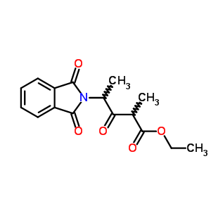 Ethyl 4-(1,3-dioxoisoindol-2-yl)-2-methyl-3-oxo-pentanoateStructure,53100-42-8Structure Ethyl 4-(1,3-dioxoisoindol-2-yl)-2-methyl-3-oxo-pentanoate Structure,53100-42-8Structure