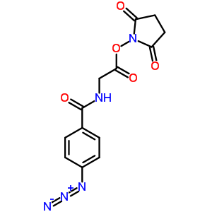 N-hydroxysuccinimidyl-4-azidobenzoyl glycineStructure,53122-84-2Structure N-hydroxysuccinimidyl-4-azidobenzoyl glycine Structure,53122-84-2Structure