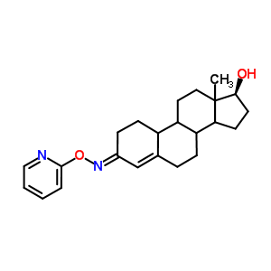 17Beta-hydroxyestr-4-en-3-one o-(2-pyridyl)oximeStructure,53290-01-0Structure 17Beta-hydroxyestr-4-en-3-one o-(2-pyridyl)oxime Structure,53290-01-0Structure