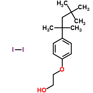 Octylphenoxypolyethoxyethanol-iodine complexStructure,53404-04-9Structure Octylphenoxypolyethoxyethanol-iodine complex Structure,53404-04-9Structure