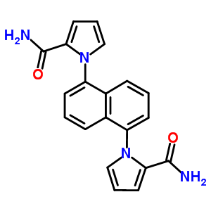 1H-pyrrole-2-carboxamide,1,1-(1,5-naphthalenediyl)bis-Structure,53413-91-5Structure 1H-pyrrole-2-carboxamide,1,1-(1,5-naphthalenediyl)bis- Structure,53413-91-5Structure