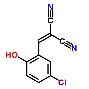 Malononitrile, (5-chloro-2-hydroxybenzylidene)-Structure,5348-77-6Structure Malononitrile, (5-chloro-2-hydroxybenzylidene)- Structure,5348-77-6Structure
