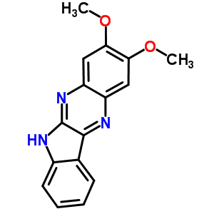 5H-indolo(2,3-b)quinoxaline, 2,3-dimethoxy-Structure,53493-62-2Structure 5H-indolo(2,3-b)quinoxaline, 2,3-dimethoxy- Structure,53493-62-2Structure
