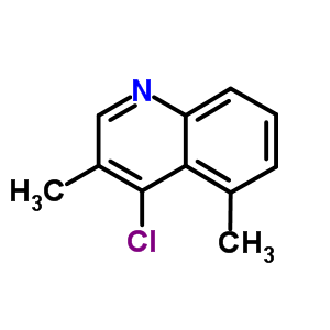 Quinoline,4-chloro-3,5-dimethyl-Structure,5350-51-6Structure Quinoline,4-chloro-3,5-dimethyl- Structure,5350-51-6Structure
