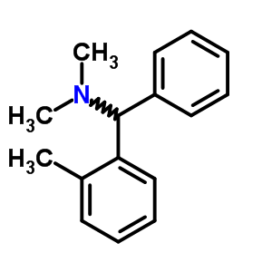 N,n-dimethyl-1-(2-methylphenyl)-1-phenyl-methanamineStructure,5350-55-0Structure N,n-dimethyl-1-(2-methylphenyl)-1-phenyl-methanamine Structure,5350-55-0Structure