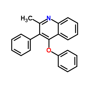 Quinoline,2-methyl-4-phenoxy-3-phenyl-Structure,5350-65-2Structure Quinoline,2-methyl-4-phenoxy-3-phenyl- Structure,5350-65-2Structure