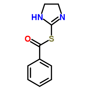 4,5-Dihydro-1h-imidazol-2-ylsulfanyl-phenyl-methanoneStructure,53624-70-7Structure 4,5-Dihydro-1h-imidazol-2-ylsulfanyl-phenyl-methanone Structure,53624-70-7Structure