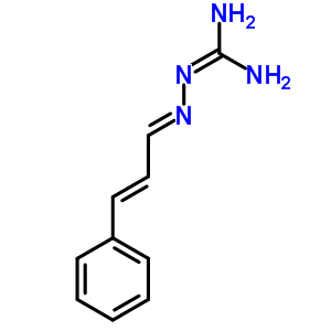 2-(Cinnamylideneamino)guanidineStructure,5382-85-4Structure 2-(Cinnamylideneamino)guanidine Structure,5382-85-4Structure