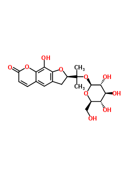 異蕓香呋喃香豆醇葡萄糖甙結(jié)構(gòu)式_53846-51-8結(jié)構(gòu)式