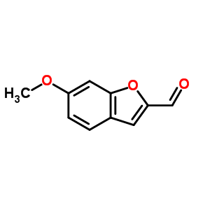 6-甲氧基-2-苯并呋喃甲醛結構式_53860-74-5結構式