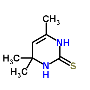 4,4,6-Trimethyl-1,3-dihydropyrimidine-2-thioneStructure,5392-23-4Structure 4,4,6-Trimethyl-1,3-dihydropyrimidine-2-thione Structure,5392-23-4Structure