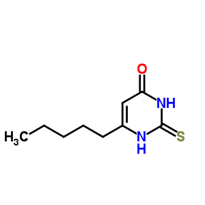6-Pentyl-2-sulfanylidene-1h-pyrimidin-4-oneStructure,53939-85-8Structure 6-Pentyl-2-sulfanylidene-1h-pyrimidin-4-one Structure,53939-85-8Structure