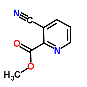 3-氰基吡啶-2-羧酸甲酯結(jié)構(gòu)式_53940-11-7結(jié)構(gòu)式