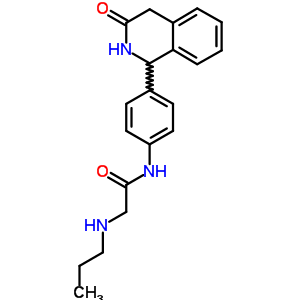 4’-(3-Oxo-1,2,3,4-tetrahydroisoquinolin-1-yl)-2-(propylamino)acetanilideStructure,54087-38-6Structure 4’-(3-Oxo-1,2,3,4-tetrahydroisoquinolin-1-yl)-2-(propylamino)acetanilide Structure,54087-38-6Structure