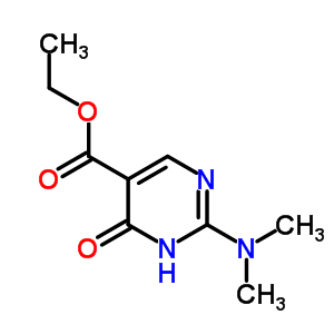 Ethyl 2-(dimethylamino)-6-oxo-1,6-dihydropyrimidine-5-carboxylateStructure,54127-88-7Structure Ethyl 2-(dimethylamino)-6-oxo-1,6-dihydropyrimidine-5-carboxylate Structure,54127-88-7Structure