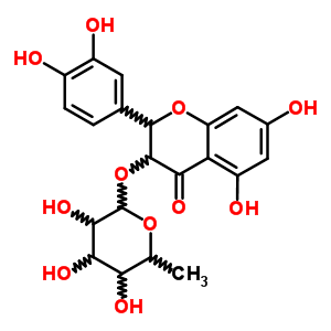 2-(3,4-Dihydroxyphenyl)-5,7-dihydroxy-3-(3,4,5-trihydroxy-6-methyl-oxa n-2-yl)oxy-chroman-4-oneStructure,54141-72-9Structure 2-(3,4-Dihydroxyphenyl)-5,7-dihydroxy-3-(3,4,5-trihydroxy-6-methyl-oxa n-2-yl)oxy-chroman-4-one Structure,54141-72-9Structure
