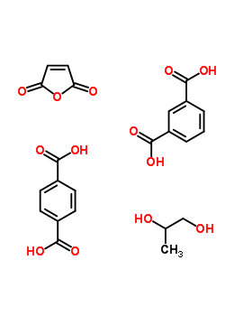 1,3-Benzenedicarboxylic acid, polymer with 1,4-benzenedicarboxylic acid, 2,5-furandione and 1,2-propanediolStructure,54228-09-0Structure 1,3-Benzenedicarboxylic acid, polymer with 1,4-benzenedicarboxylic acid, 2,5-furandione and 1,2-propanediol Structure,54228-09-0Structure