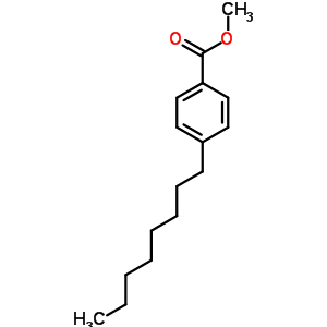 4-Octylbenzoic acid methyl esterStructure,54256-51-8Structure 4-Octylbenzoic acid methyl ester Structure,54256-51-8Structure