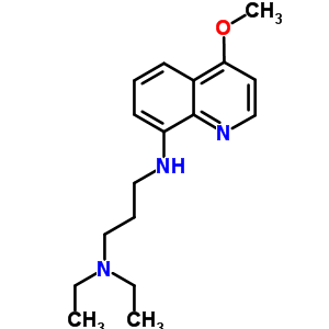 N,n-diethyl-n-(4-methoxyquinolin-8-yl)propane-1,3-diamineStructure,5430-58-0Structure N,n-diethyl-n-(4-methoxyquinolin-8-yl)propane-1,3-diamine Structure,5430-58-0Structure