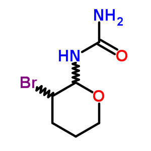 Urea,n-(3-bromotetrahydro-2h-pyran-2-yl)-Structure,5432-03-1Structure Urea,n-(3-bromotetrahydro-2h-pyran-2-yl)- Structure,5432-03-1Structure