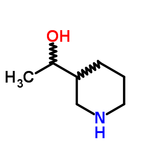 1-(3-哌啶)乙醇結構式_5434-88-8結構式