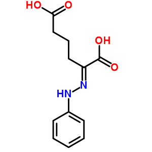 Hexanedioic acid,2-(2-phenylhydrazinylidene)-Structure,5435-42-7Structure Hexanedioic acid,2-(2-phenylhydrazinylidene)- Structure,5435-42-7Structure