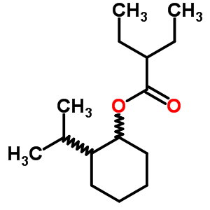 (2-Propan-2-ylcyclohexyl) 2-ethylbutanoateStructure,5436-60-2Structure (2-Propan-2-ylcyclohexyl) 2-ethylbutanoate Structure,5436-60-2Structure