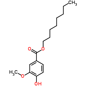 Octyl 4-hydroxy-3-methoxy-benzoateStructure,5438-62-0Structure Octyl 4-hydroxy-3-methoxy-benzoate Structure,5438-62-0Structure