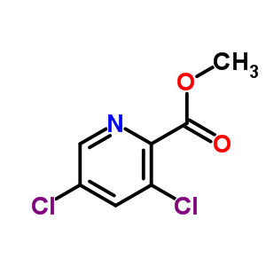 3,5-二氯-2-吡啶羧酸甲酯結(jié)構(gòu)式_5439-08-7結(jié)構(gòu)式
