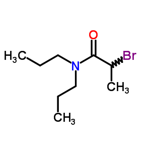 2-溴-N,N-二丙基-丙酰胺結(jié)構(gòu)式_5439-36-1結(jié)構(gòu)式