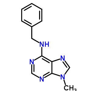 9H-purin-6-amine,9-methyl-n-(phenylmethyl)-Structure,5440-16-4Structure 9H-purin-6-amine,9-methyl-n-(phenylmethyl)- Structure,5440-16-4Structure
