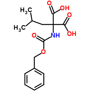 2-(2-Methylpropyl)-2-phenylmethoxycarbonylamino-propanedioic acidStructure,5440-28-8Structure 2-(2-Methylpropyl)-2-phenylmethoxycarbonylamino-propanedioic acid Structure,5440-28-8Structure