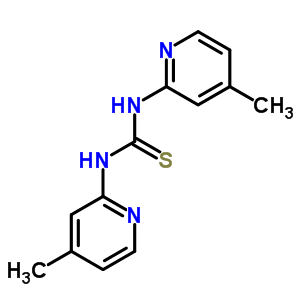 N,n-bis(4-methyl-2-pyridinyl)thioureaStructure,5440-92-6Structure N,n-bis(4-methyl-2-pyridinyl)thiourea Structure,5440-92-6Structure
