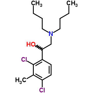 2-(Dibutylamino)-1-(2,4-dichloro-3-methyl-phenyl)ethanolStructure,5442-66-0Structure 2-(Dibutylamino)-1-(2,4-dichloro-3-methyl-phenyl)ethanol Structure,5442-66-0Structure