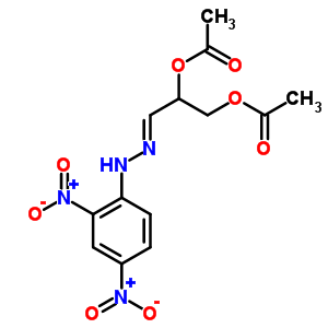 2,3-Di-o-acetylglyceroaldehyde-2,4-dinitrophenylhydrazoneStructure,54420-09-6Structure 2,3-Di-o-acetylglyceroaldehyde-2,4-dinitrophenylhydrazone Structure,54420-09-6Structure
