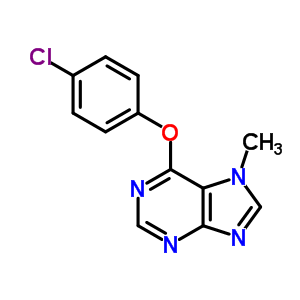 6-(4-Chlorophenoxy)-7-methyl-purineStructure,5444-56-4Structure 6-(4-Chlorophenoxy)-7-methyl-purine Structure,5444-56-4Structure
