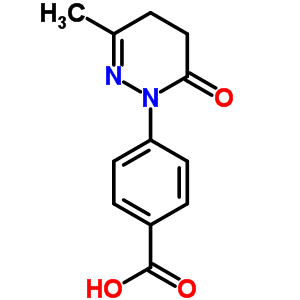 4-(3-Methyl-6-oxo-4,5-dihydropyridazin-1-yl)benzoic acidStructure,5446-13-9Structure 4-(3-Methyl-6-oxo-4,5-dihydropyridazin-1-yl)benzoic acid Structure,5446-13-9Structure