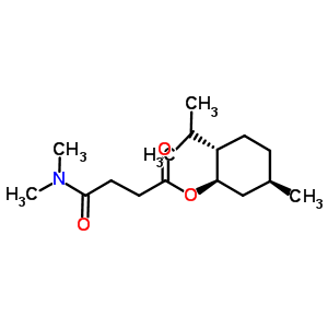 2-(2-Isopropyl-5-methylcyclohexyl)-n<sup>1</sup>,n<sup>1</sup>-dimethylsuccinamideStructure,544714-08-1Structure 2-(2-Isopropyl-5-methylcyclohexyl)-n<sup>1</sup>,n<sup>1</sup>-dimethylsuccinamide Structure,544714-08-1Structure