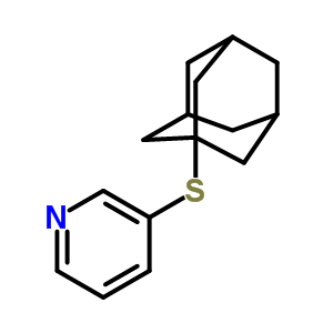 3-(1-Adamantylsulfanyl)pyridineStructure,54476-12-9Structure 3-(1-Adamantylsulfanyl)pyridine Structure,54476-12-9Structure