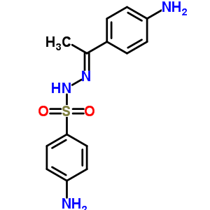 4-氨基-n-[1-(4-氨基苯基)亞乙基氨基]苯磺酰胺結(jié)構(gòu)式_5448-79-3結(jié)構(gòu)式