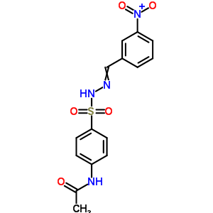 4-(乙?；被?-苯磺酸 2-[(3-硝基苯基)亞甲基]肼結(jié)構(gòu)式_5448-82-8結(jié)構(gòu)式