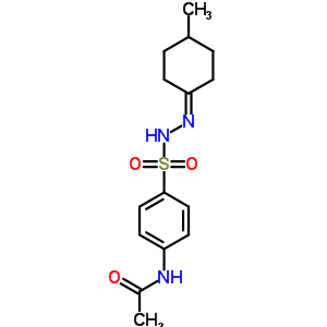 4-(乙?；被?-苯磺酸 2-(4-甲基環(huán)己基)肼結(jié)構(gòu)式_5448-87-3結(jié)構(gòu)式