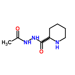 N-acetylpiperidine-2-carbohydrazideStructure,54571-04-9Structure N-acetylpiperidine-2-carbohydrazide Structure,54571-04-9Structure