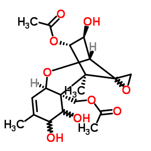 12,13-Epoxytrichothec-9-ene-3alpha,4beta,7,8,15-pentol 4,15-diacetateStructure,54831-24-2Structure 12,13-Epoxytrichothec-9-ene-3alpha,4beta,7,8,15-pentol 4,15-diacetate Structure,54831-24-2Structure